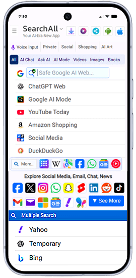 SearchAll.net Android Mobile App